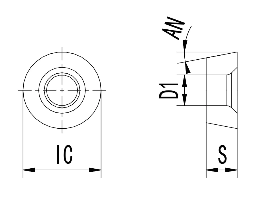 SPECIFICATION OF RP0802 INSERTS